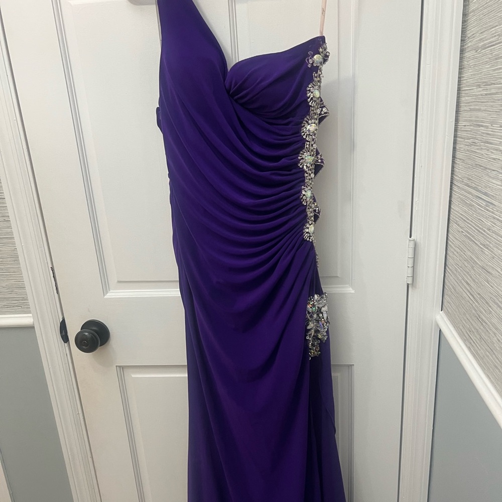 Purple prom dress
